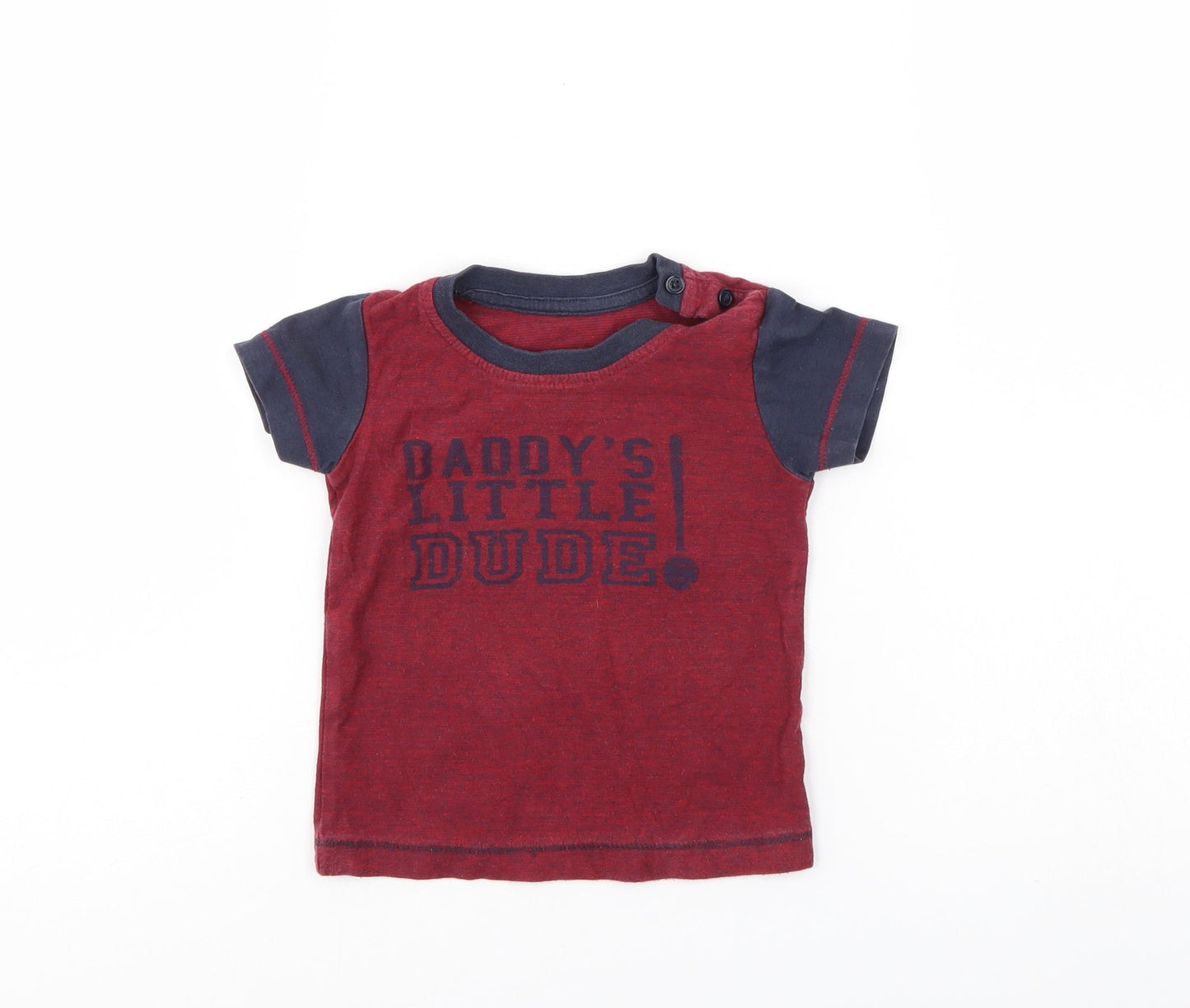 Preworn Boys Multicoloured   Basic T-Shirt Size 6-9 Months