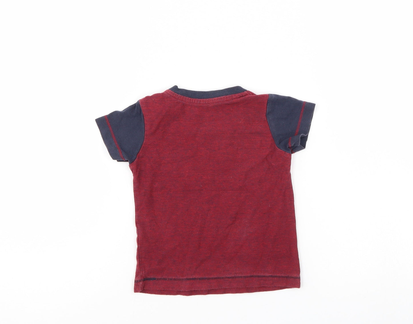 Preworn Boys Multicoloured   Basic T-Shirt Size 6-9 Months