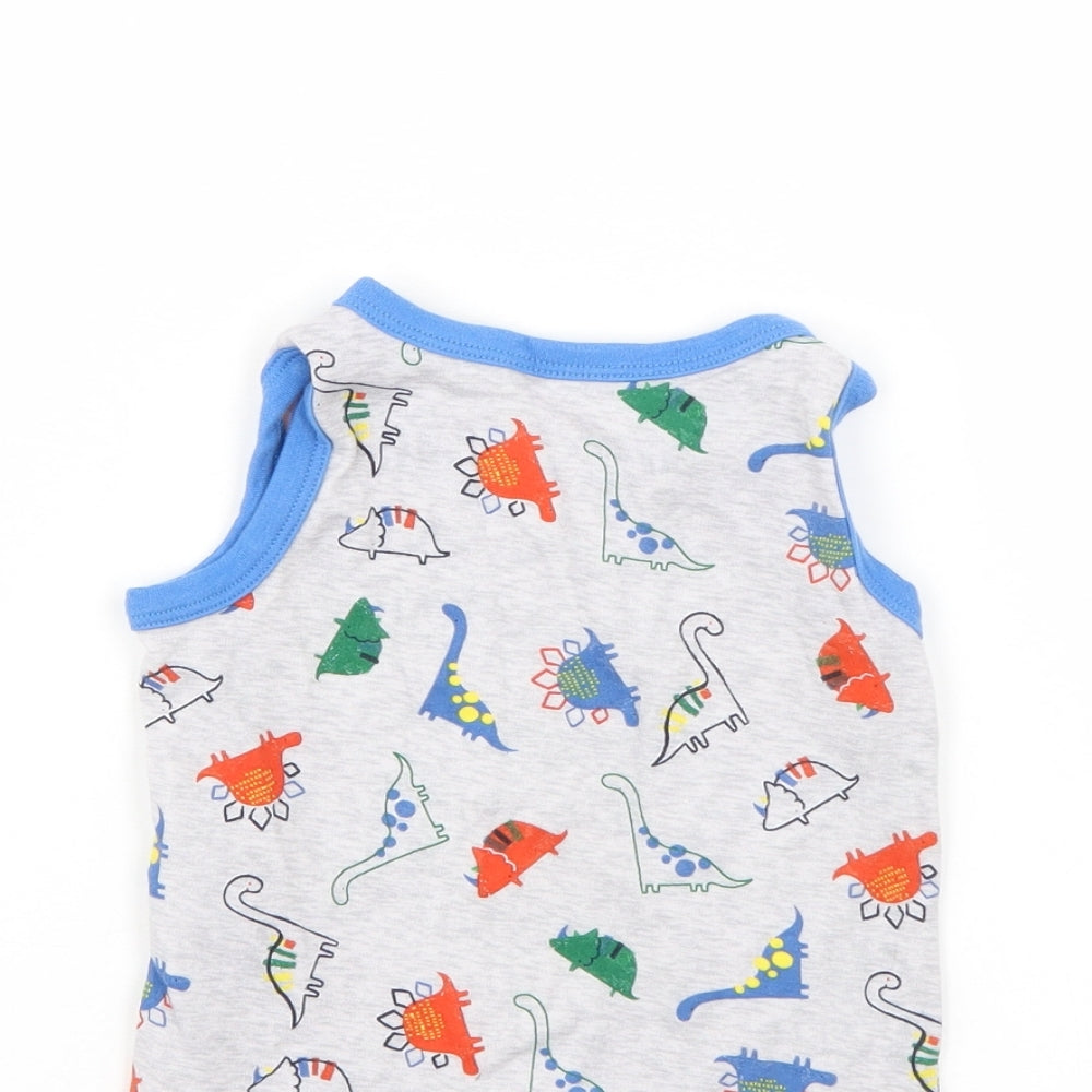 Primark Boys Grey   Basic T-Shirt Size 9-12 Months