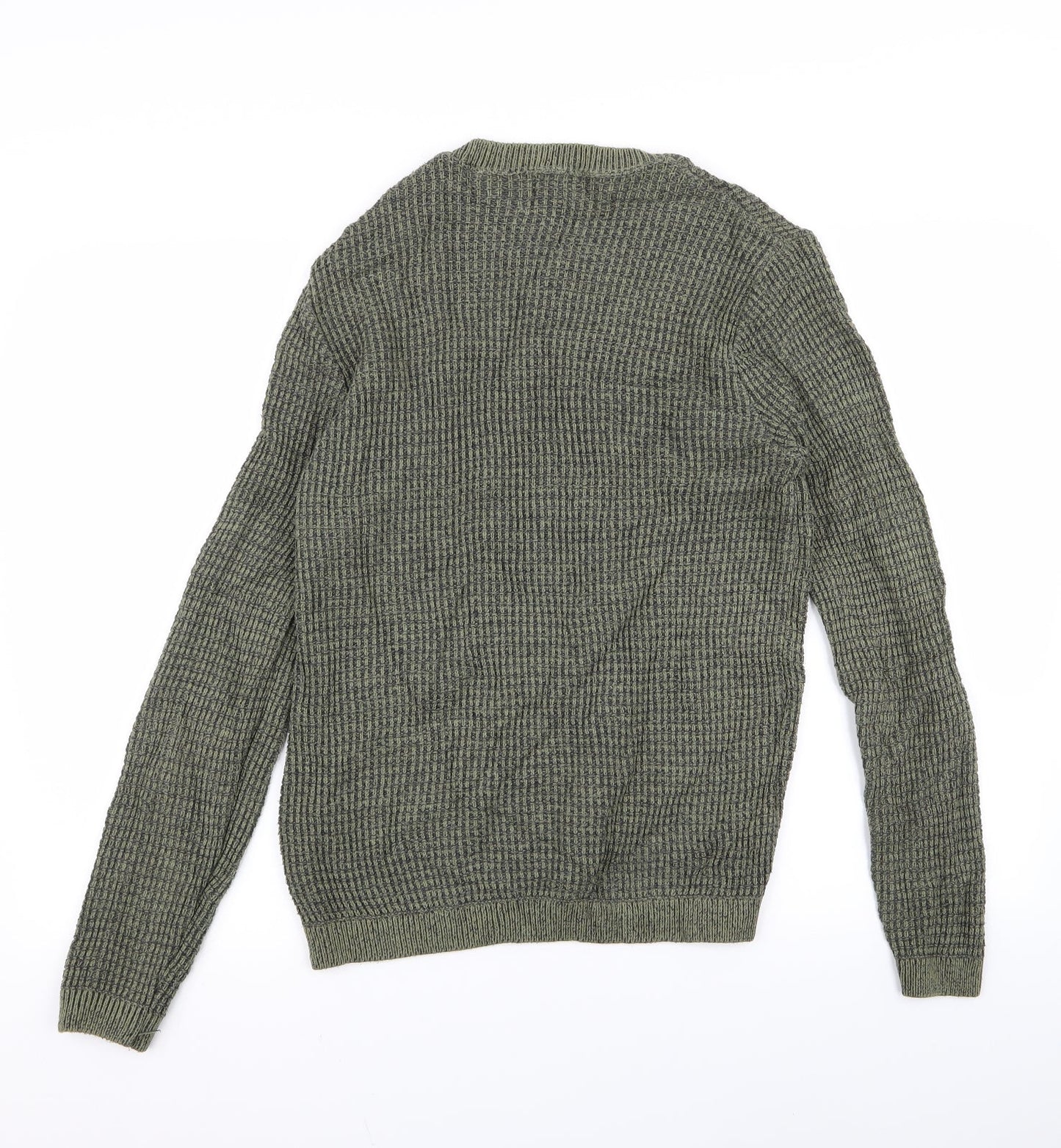 Topman Mens Green   Pullover Jumper Size S