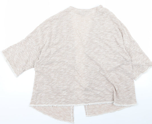 New Look Womens Beige   Cardigan Jumper Size 14
