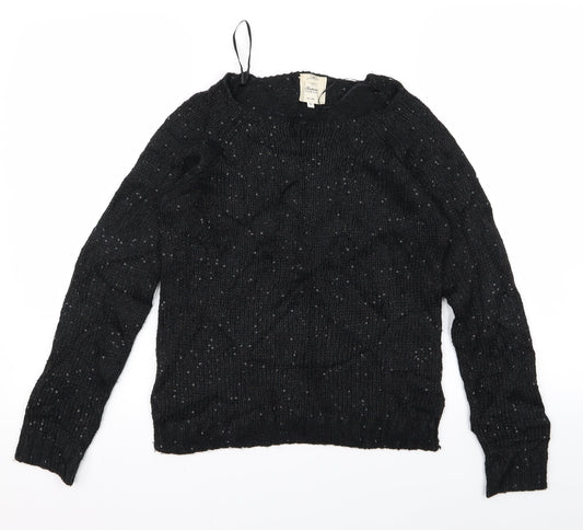 New Look Womens Black   Pullover Jumper Size 8