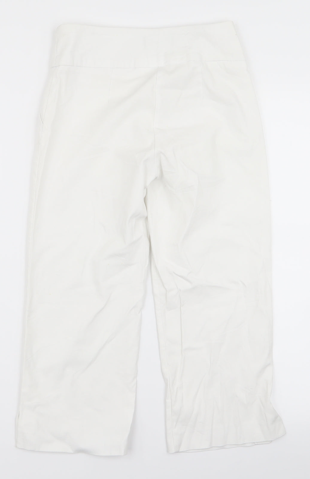 Papaya Womens White   Trousers  Size 8 L29 in