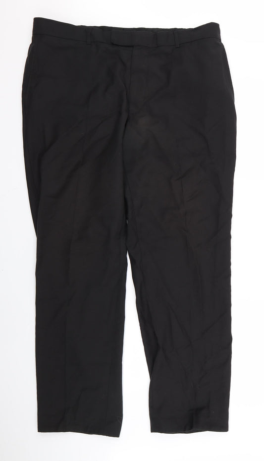 Preworn Womens Black   Trousers  Size 36 L25 in