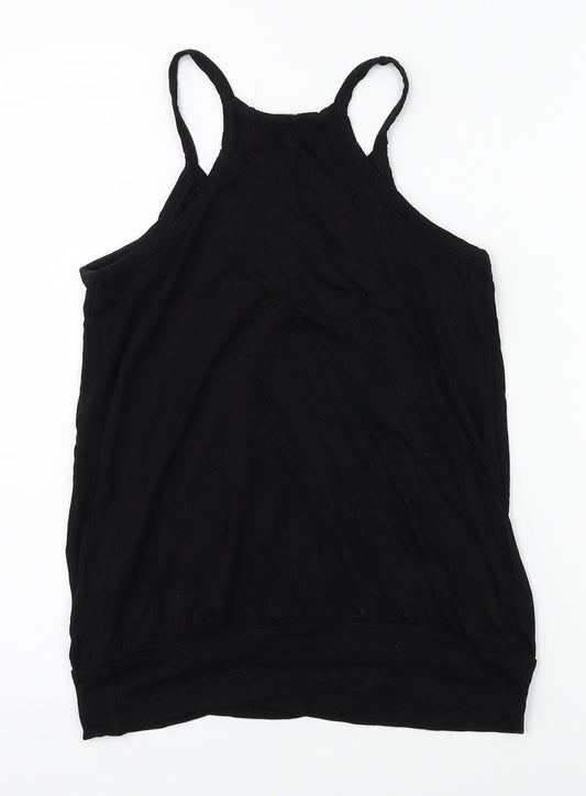 Topshop Womens Black   Basic Tank Size 10