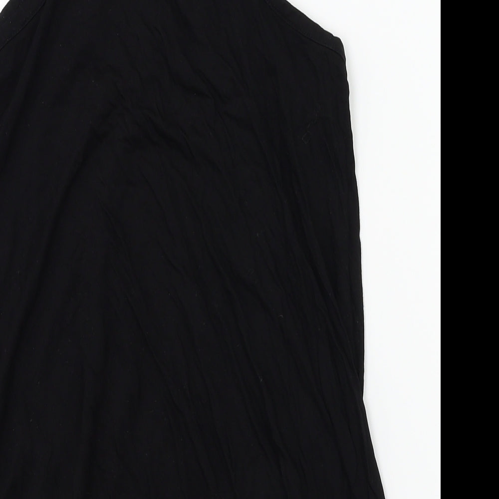 Topshop Womens Black   Basic Tank Size 10