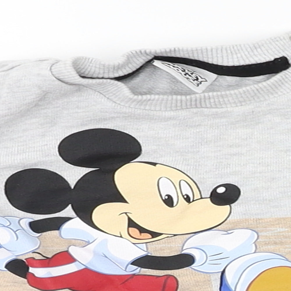 Disney Baby Grey   Pullover Jumper Size 0-3 Months