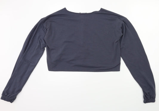 PRETTYLITTLETHING Womens Blue   Pullover Jumper Size 12