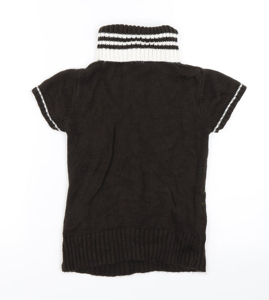 Palomino Girls Brown   Pullover Jumper Size 8 Years