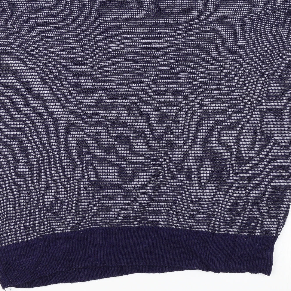 Pep&Co Womens Black Striped  Pullover Jumper Size L