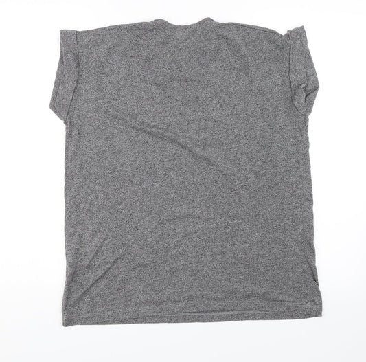Atmosphere Womens Grey   Basic T-Shirt Size 10  - Let it go
