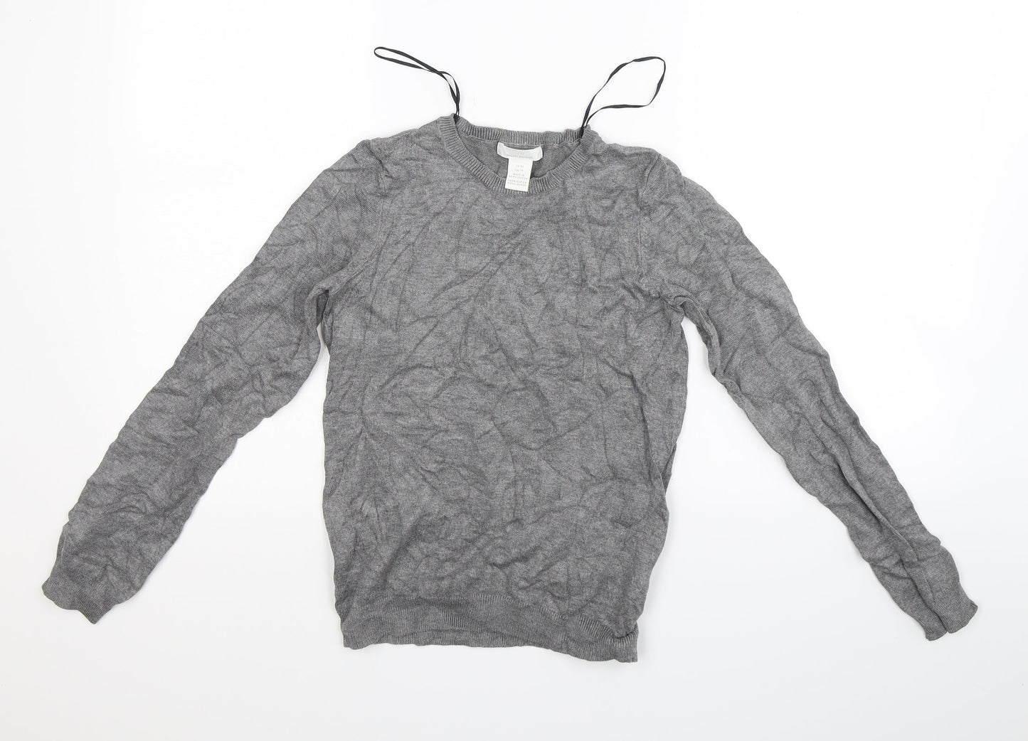 H&M Womens Grey   Pullover Jumper Size XS
