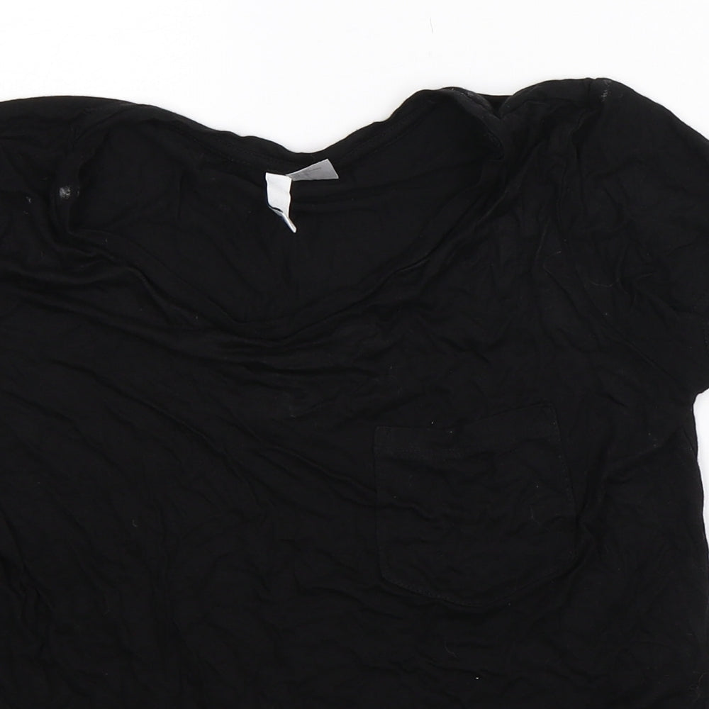 Divided Womens Black   Basic T-Shirt Size S