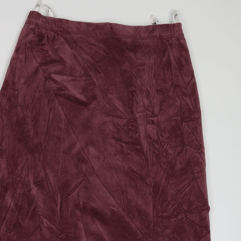 Oscar B Womens Pink   A-Line Skirt Size 14