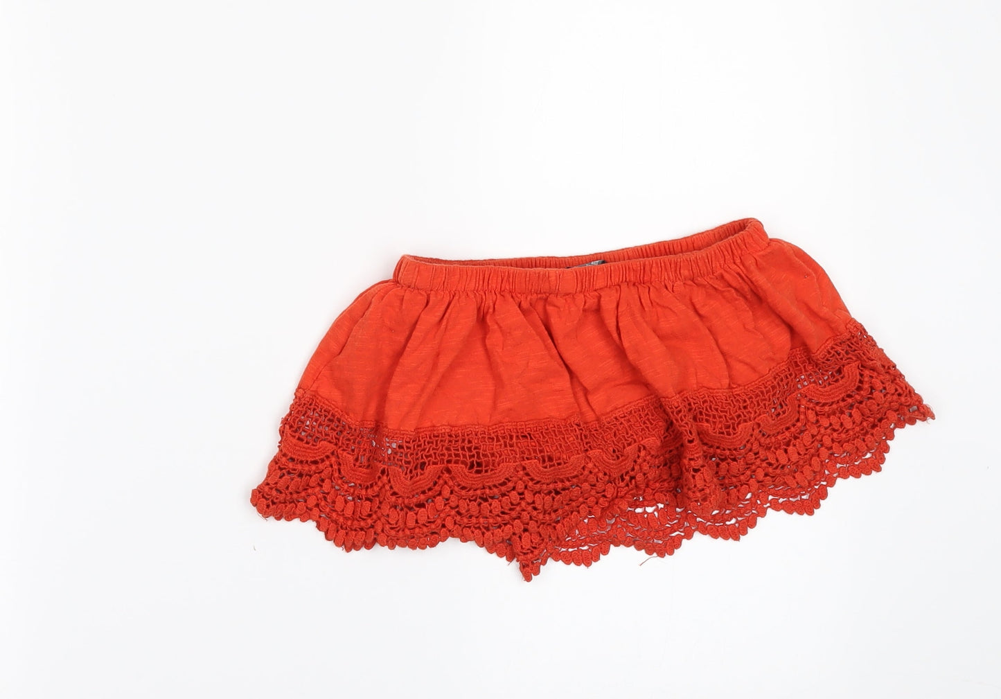 Primark Womens Orange   Cropped T-Shirt Size 8