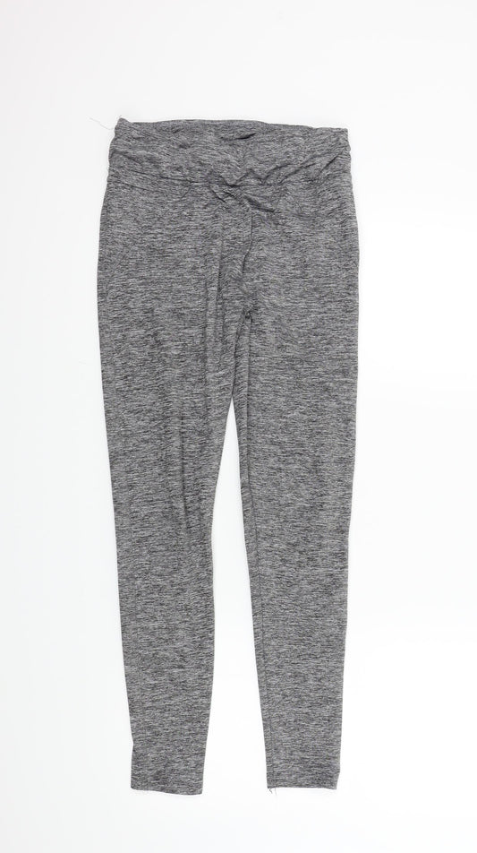 Preworn Womens Grey Colourblock  Jogger Leggings Size M L27 in