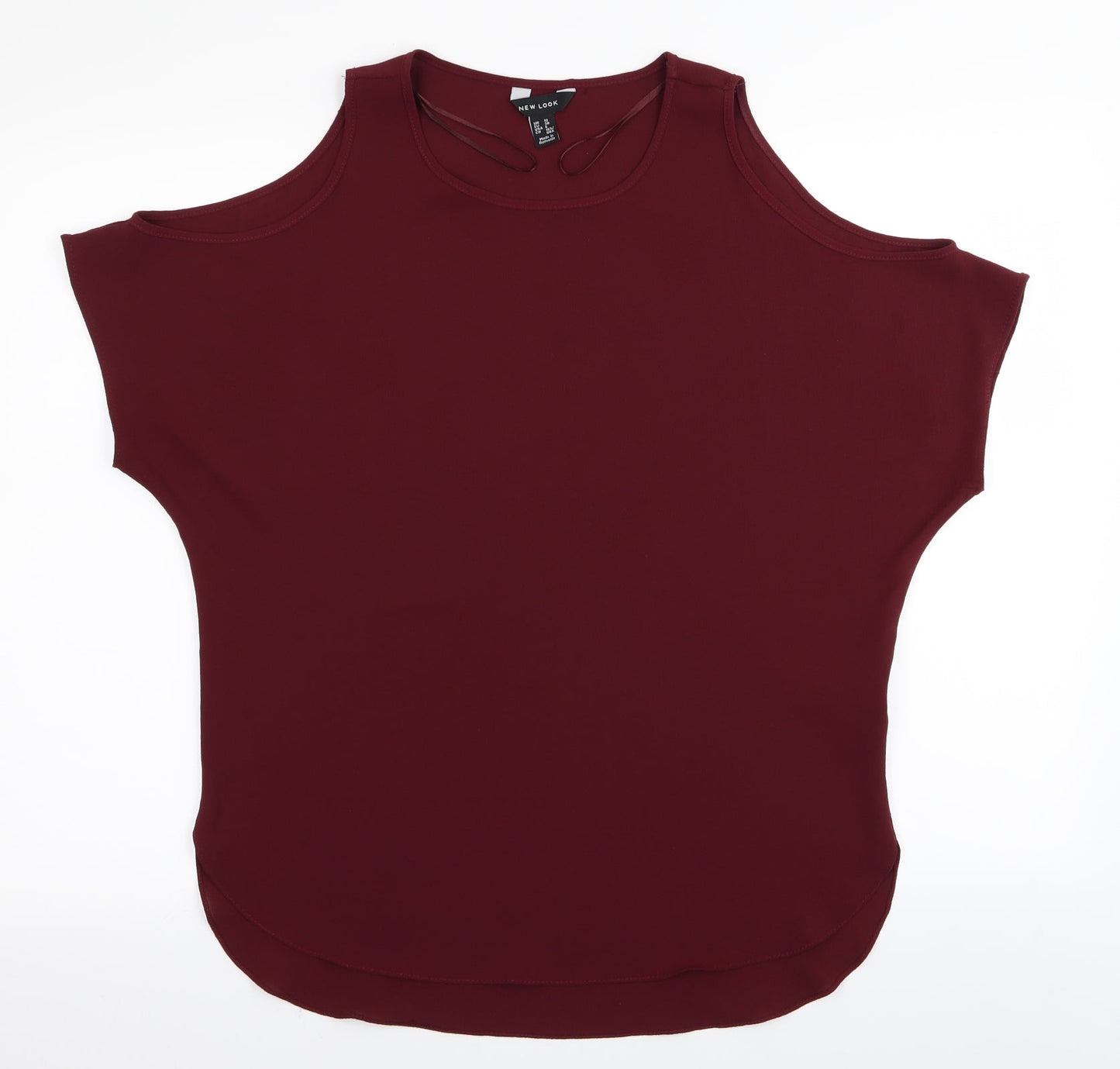 New Look Womens Red   Basic Blouse Size 10