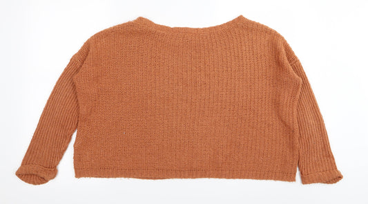 New Look Womens Brown   Pullover Jumper Size 10