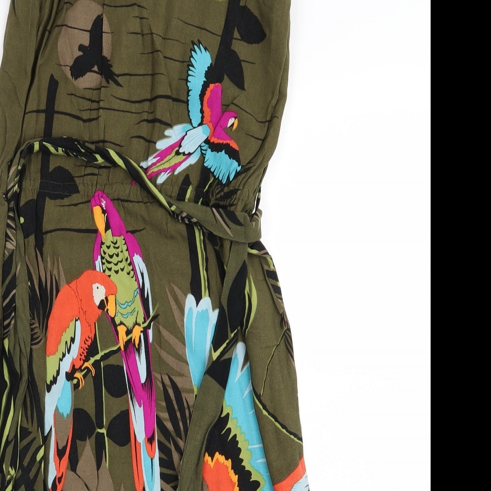 Divided by H&M Womens Multicoloured Floral  Fit & Flare  Size 8