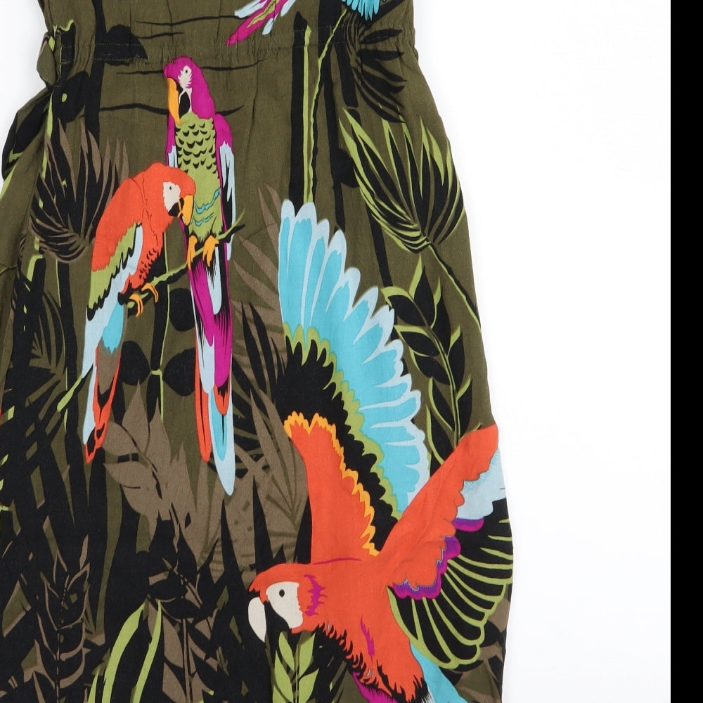 Divided by H&M Womens Multicoloured Floral  Fit & Flare  Size 8