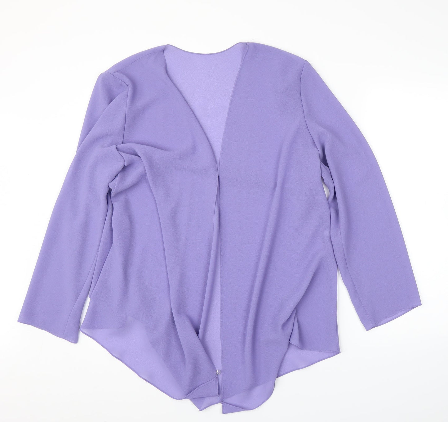 Preworn Womens Purple   Cardigan Jumper Size 16