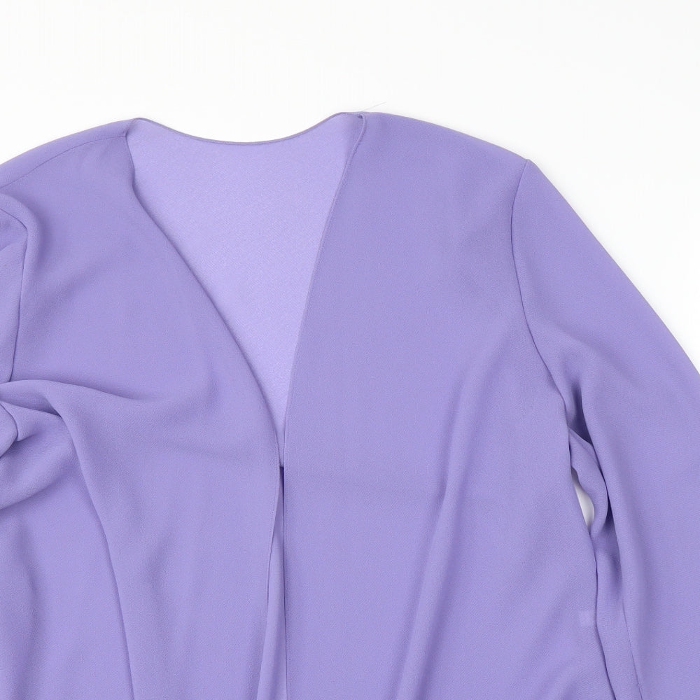 Preworn Womens Purple   Cardigan Jumper Size 16