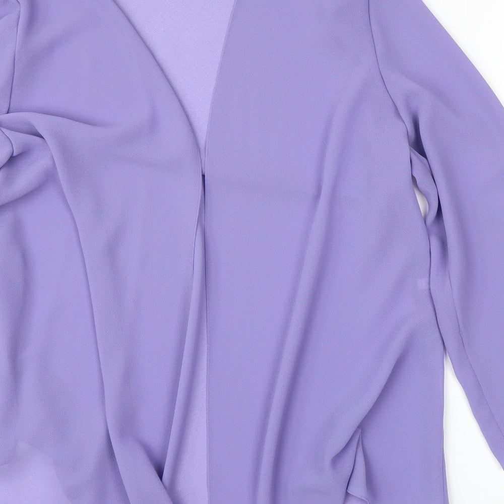 Preworn Womens Purple   Cardigan Jumper Size 16