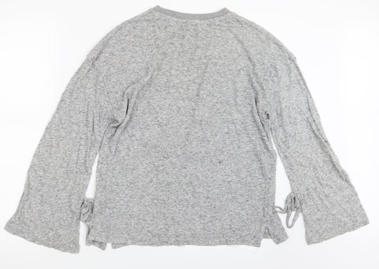 Topshop Womens Grey  Knit Pullover Jumper Size 12