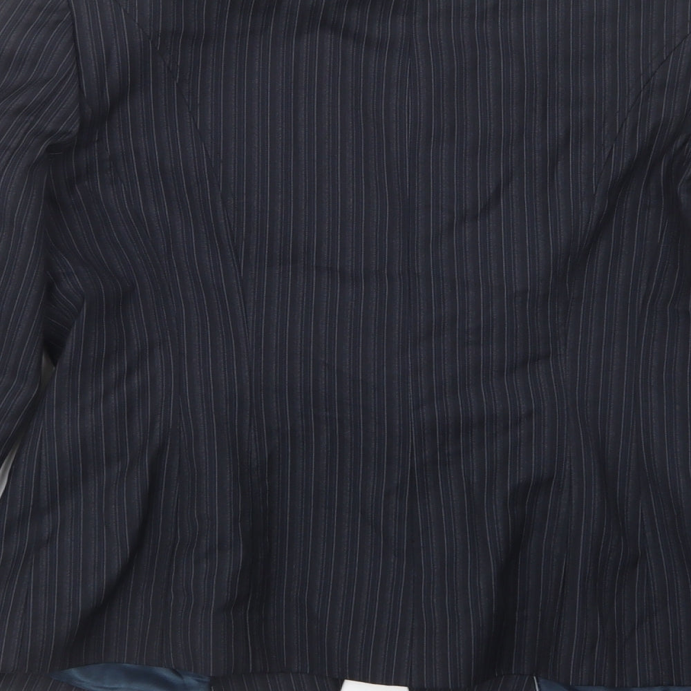NEXT Womens Blue Striped  Jacket  Size 12
