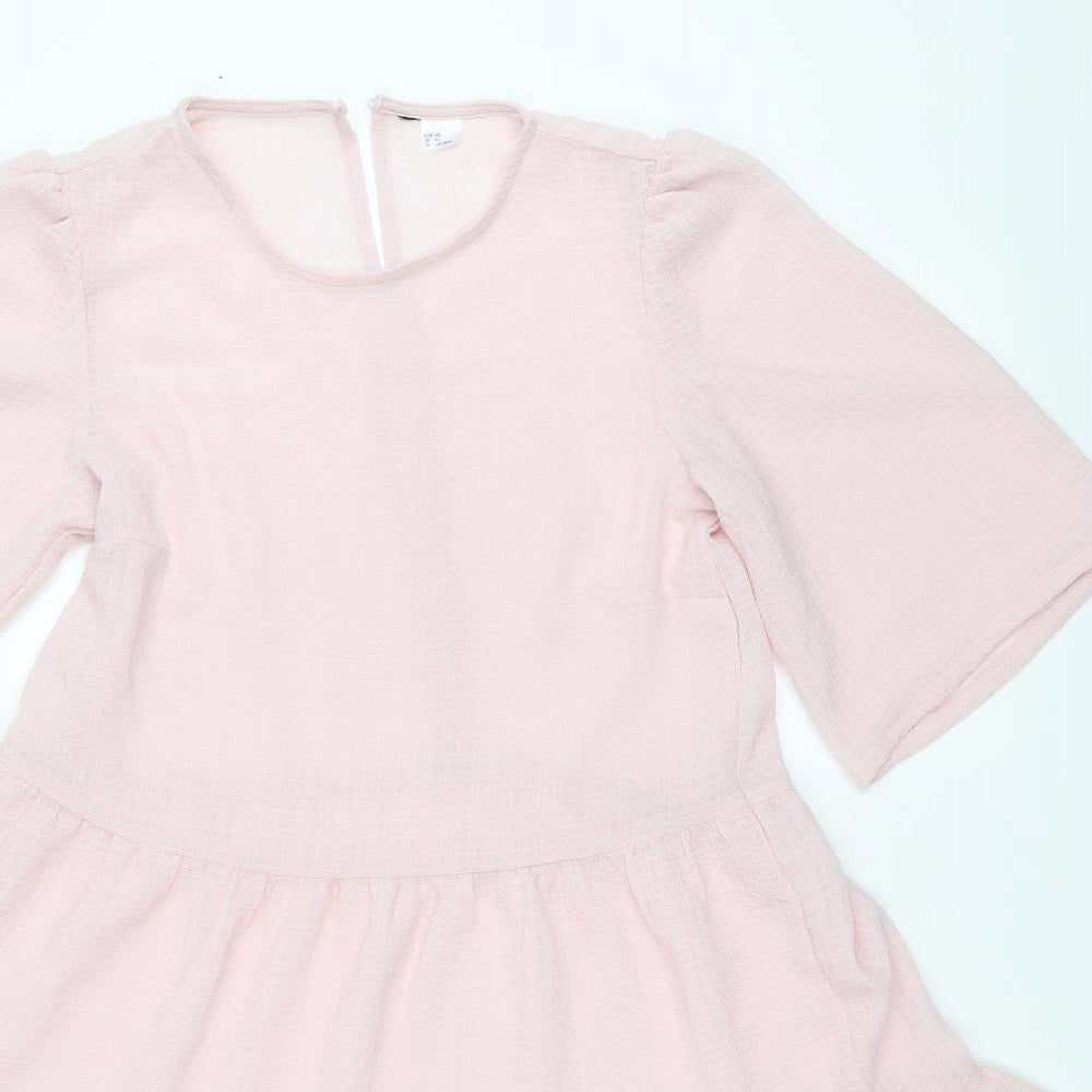 H&M Womens Pink   Fit & Flare  Size XS