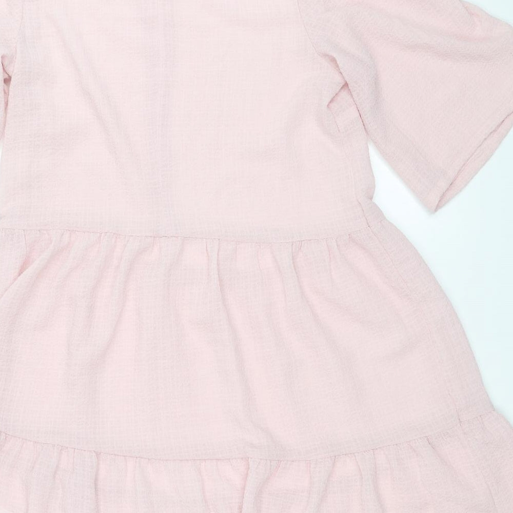 H&M Womens Pink   Fit & Flare  Size XS