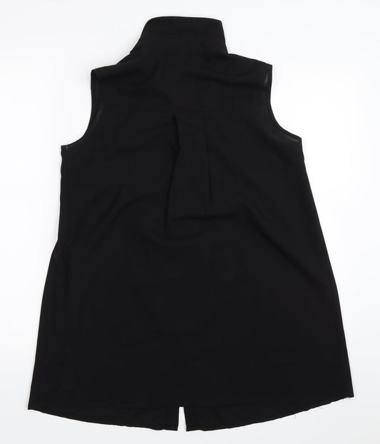 Cameo Rose Womens Black   Basic Button-Up Size 10