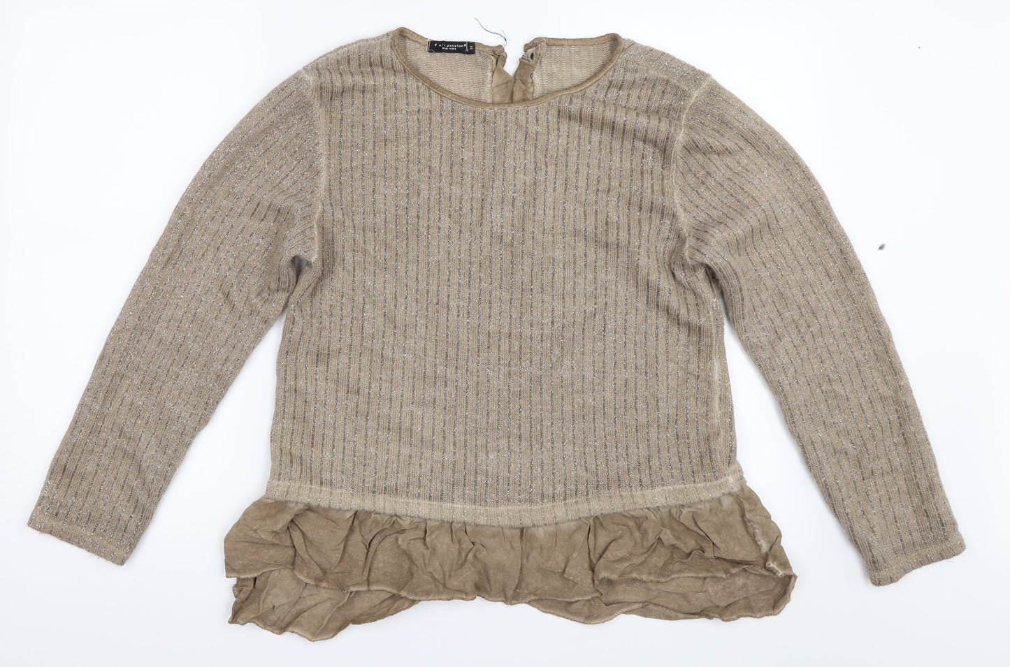 Preworn Womens Beige   Pullover Jumper Size M
