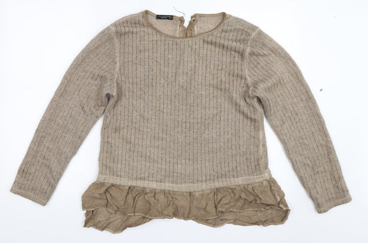 Preworn Womens Beige   Pullover Jumper Size M