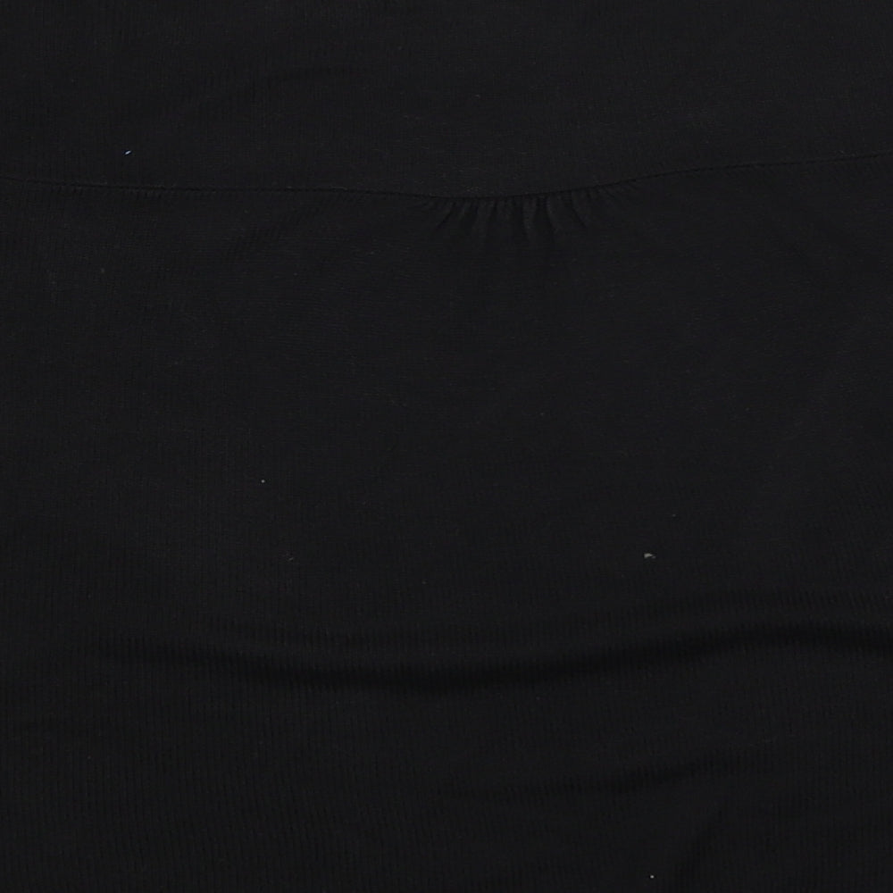 M&S Womens Black   Wrap Jumper Size 14