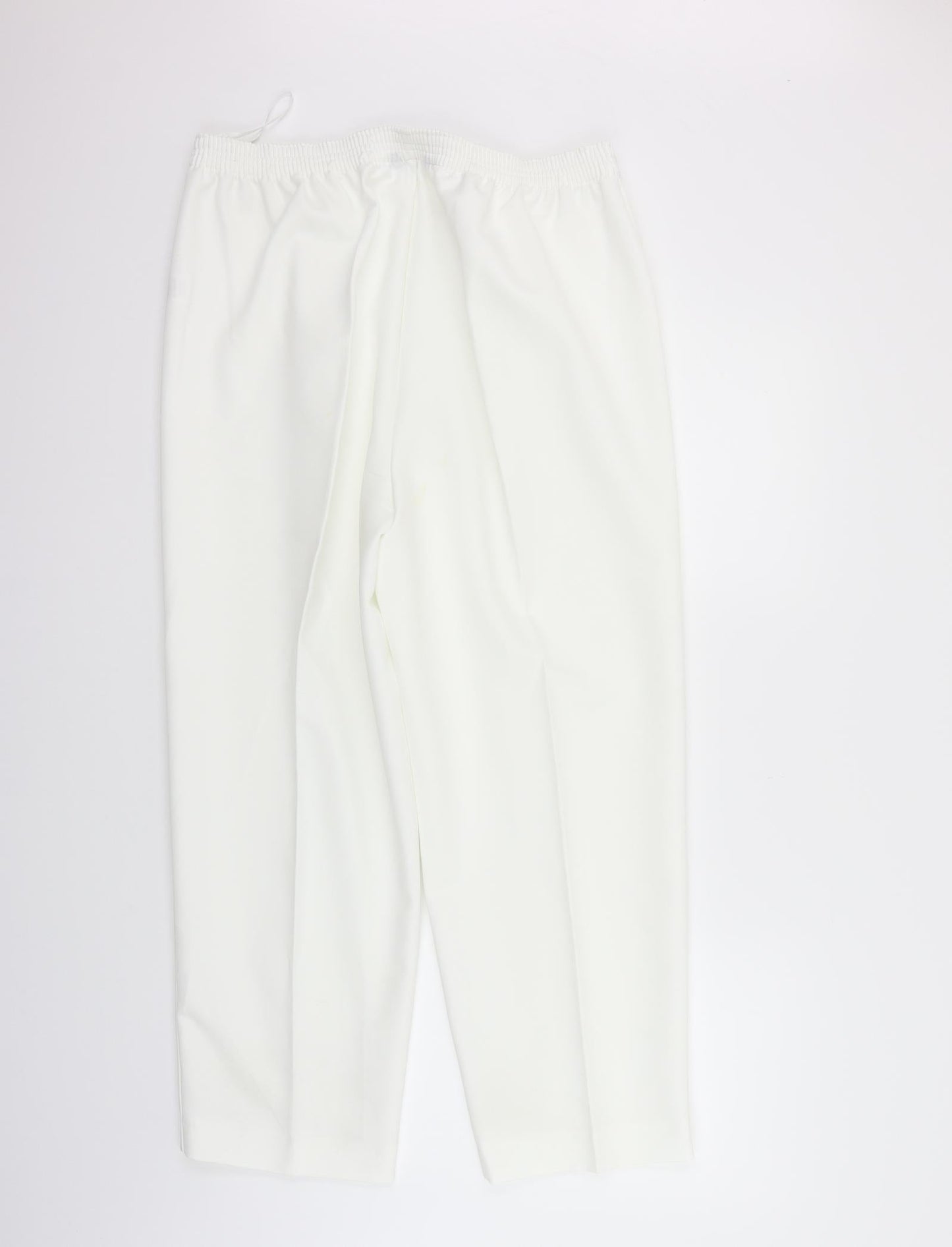 BM Womens White   Trousers  Size 16 L27 in