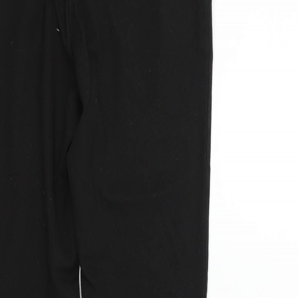 George Girls Black Ikat  Chino Trousers Size 12-13 Years