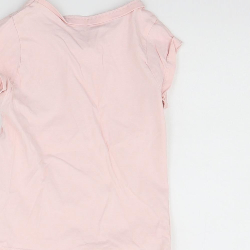 George Girls Pink   Basic T-Shirt Size 2-3 Years