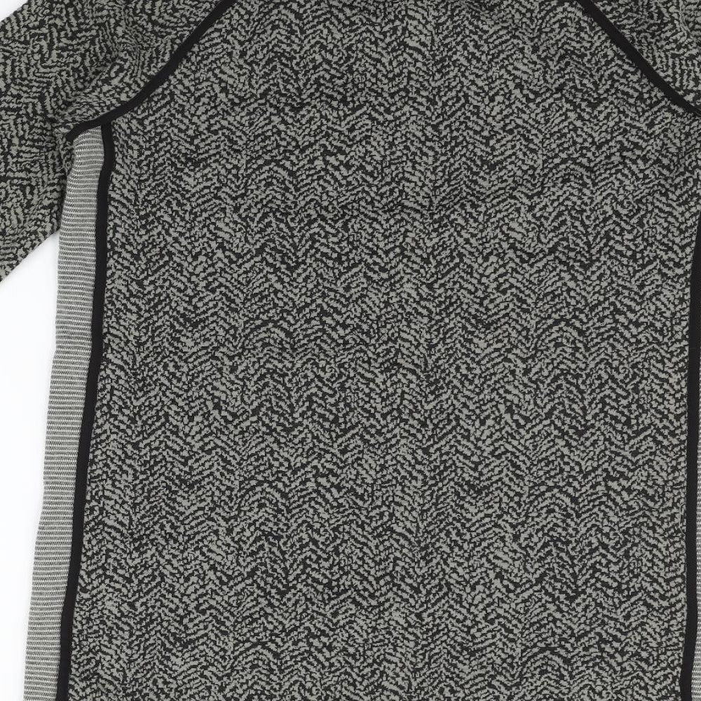 NEXT Womens Grey Geometric  Fit & Flare  Size 14
