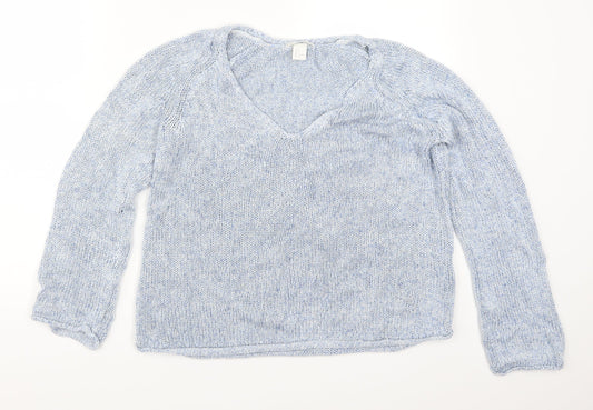 H&M Womens Blue   Pullover Jumper Size S