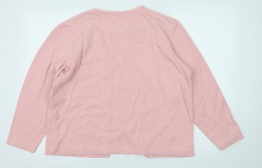 Bonmarché Womens Pink  Knit Pullover Jumper Size L