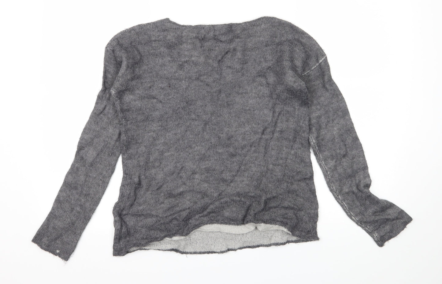 Coercion Womens Grey  Knit Pullover Jumper Size M