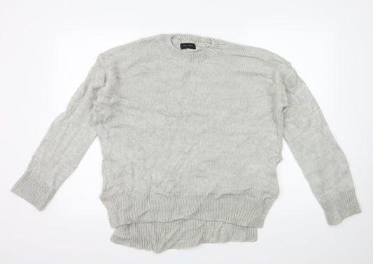 New Look Womens Grey  Knit Pullover Jumper Size L