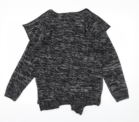 ESMARA Womens Black  Knit Cardigan Jumper Size 10
