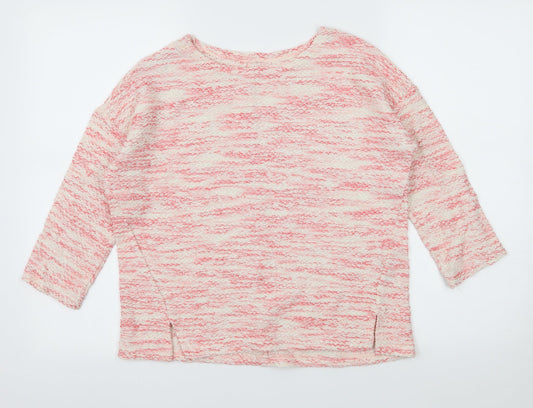 New Look Womens Pink  Knit Pullover Jumper Size M