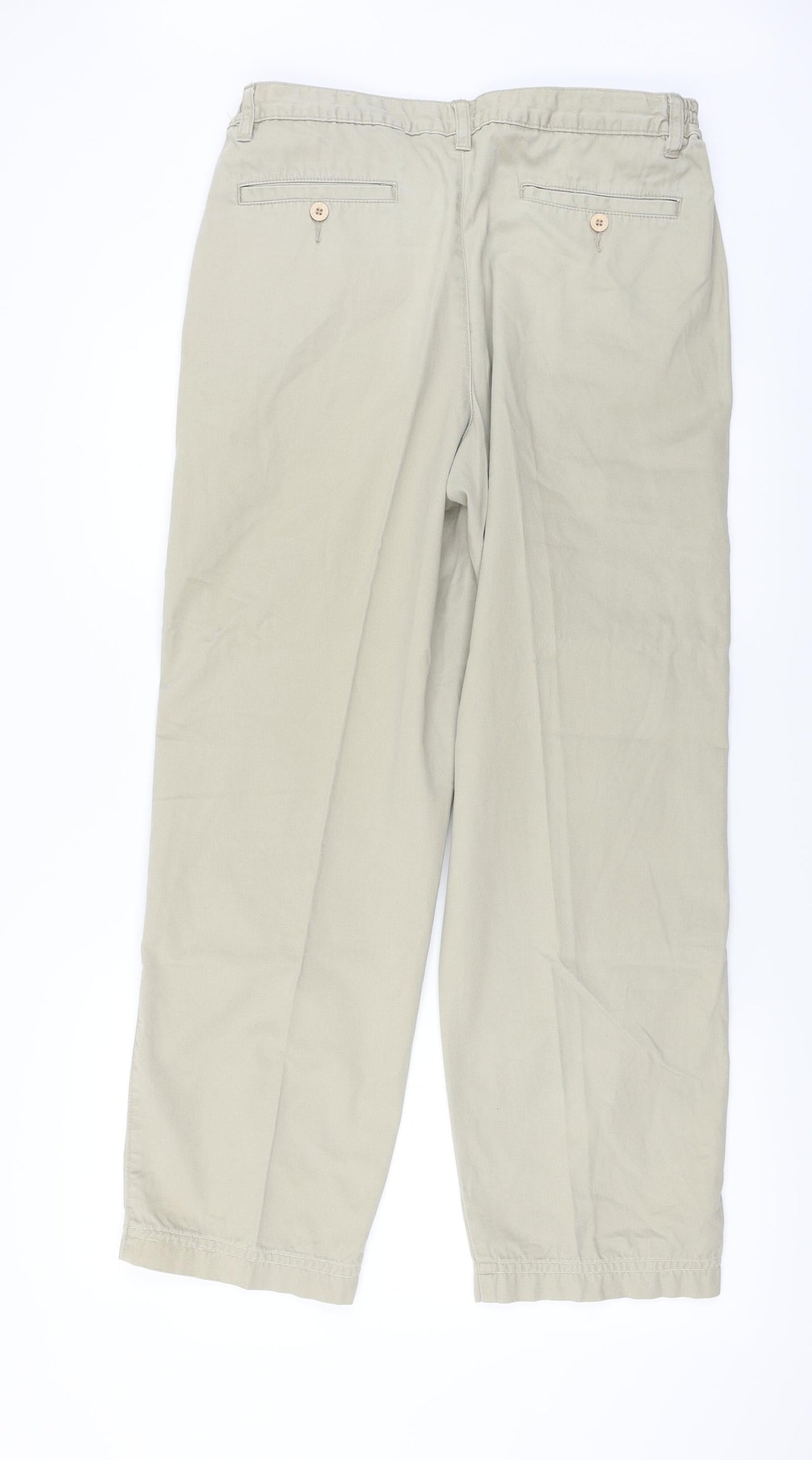 Easy  Womens Beige   Straight Jeans Size 32 in L32 in