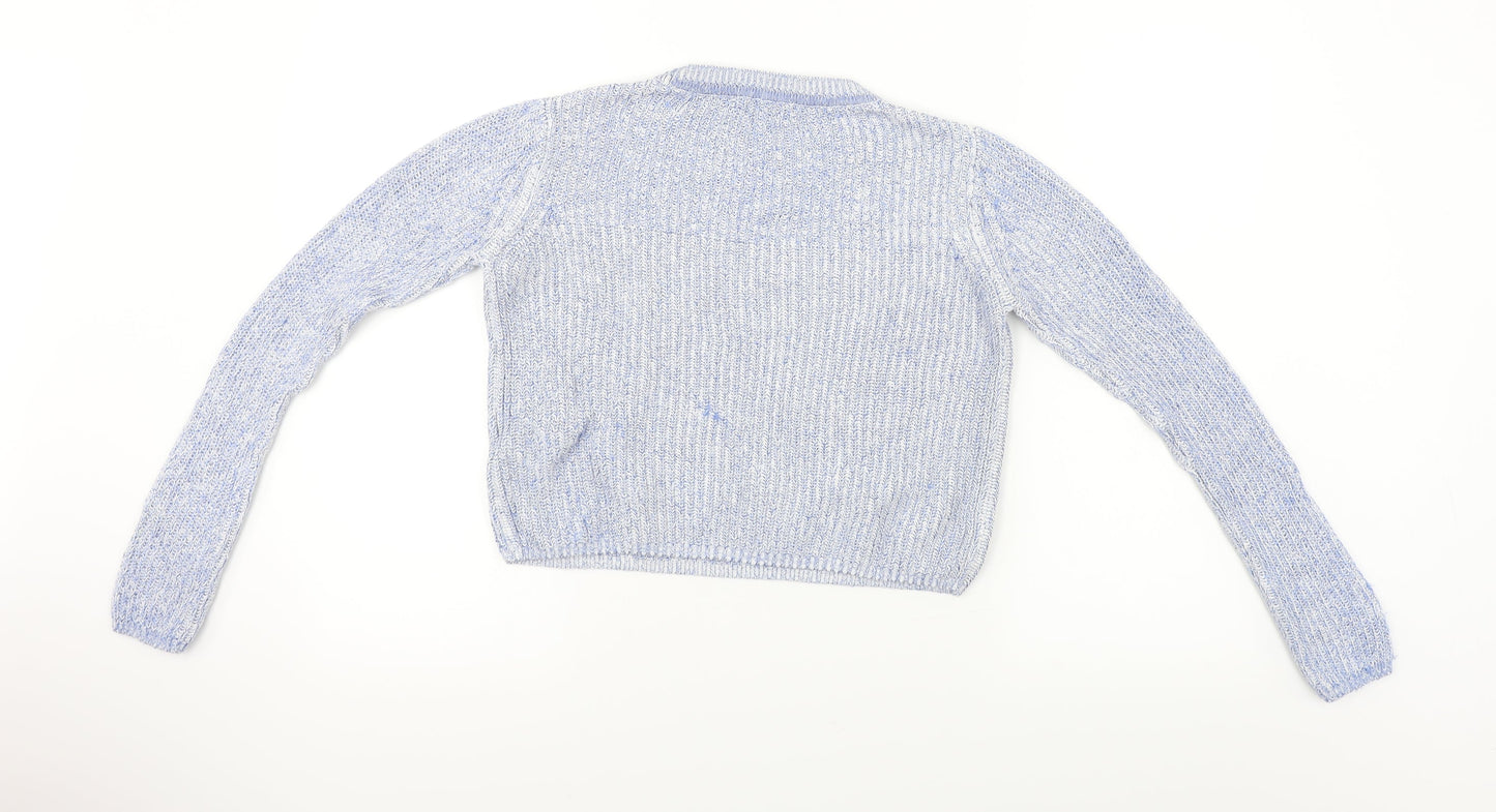 Marks and Spencer  Womens Blue   Pullover Jumper Size 8