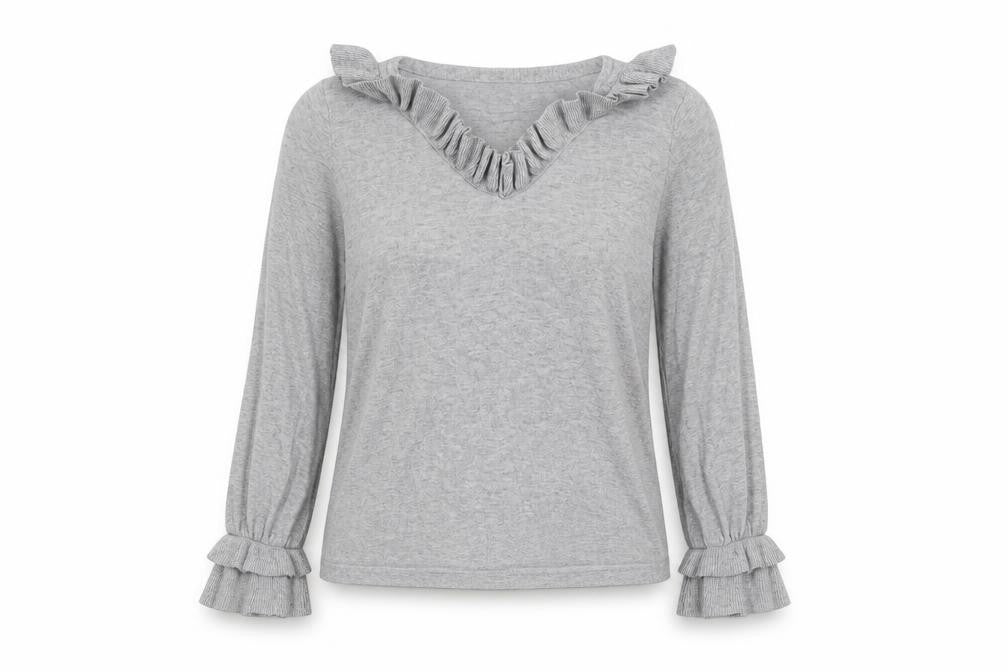 JCL  Womens Grey   Pullover Jumper Size M