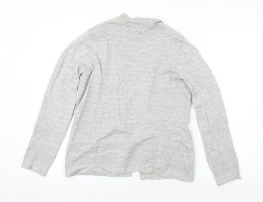 Country Casuals  Womens Grey Striped  Cardigan Jumper Size M