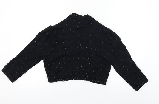 Wallis Womens Black   Cardigan Jumper Size 8